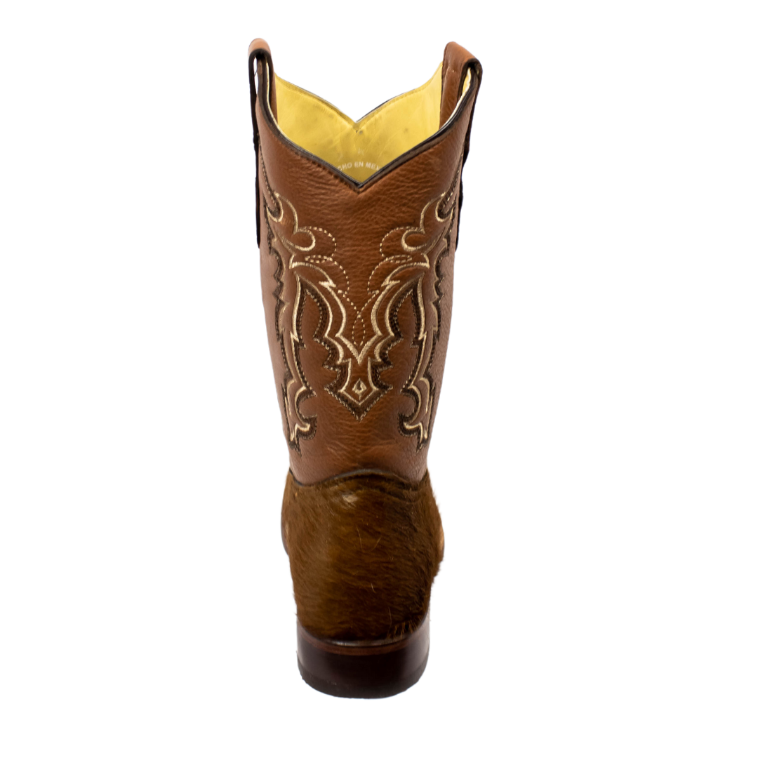 BOTA PELO DE VACA CAFÉ
