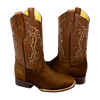 BOTA PELO DE VACA CAFÉ