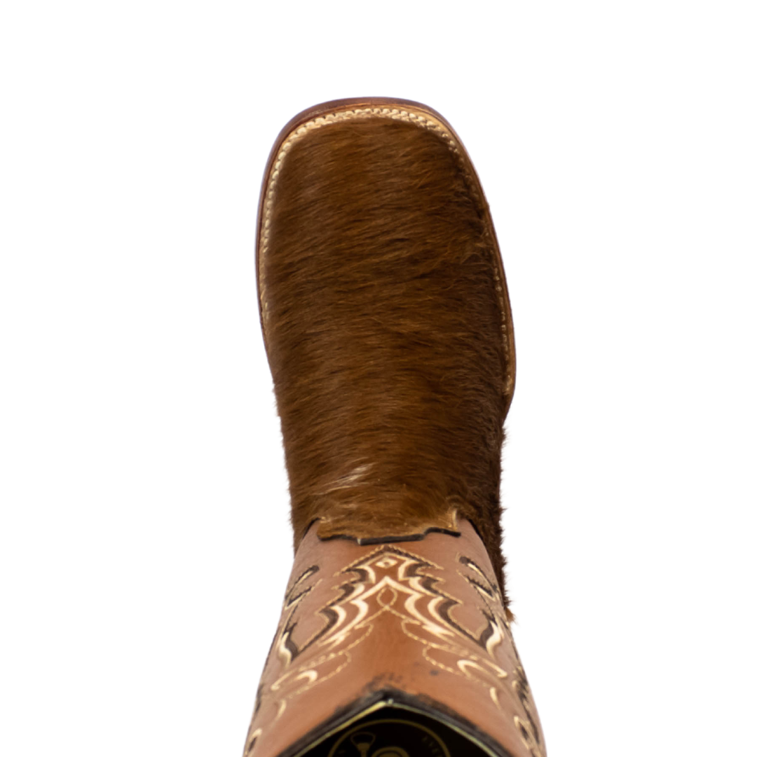 BOTA PELO DE VACA CAFÉ