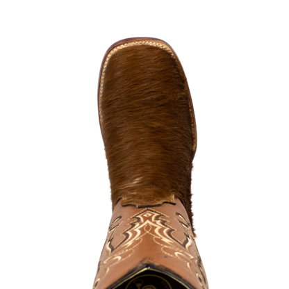 BOTA PELO DE VACA CAFÉ