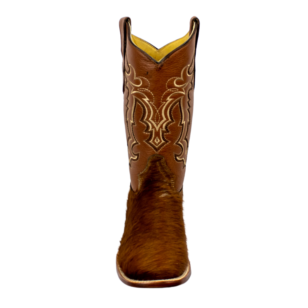 BOTA PELO DE VACA CAFÉ