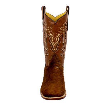 BOTA PELO DE VACA CAFÉ