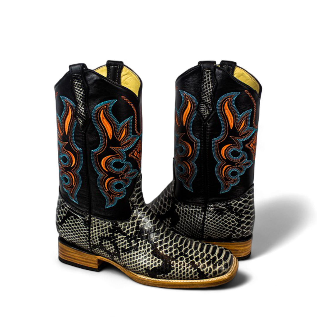 BOTA PITON GRABADO