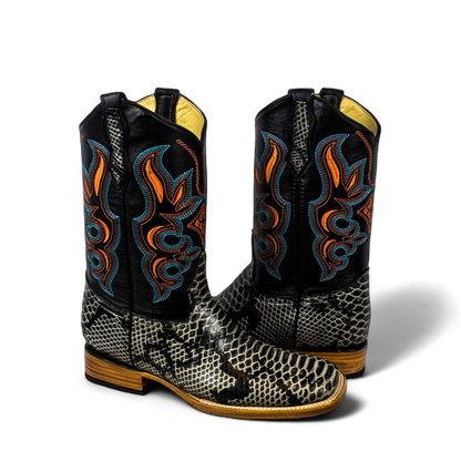 BOTA PITON GRABADO