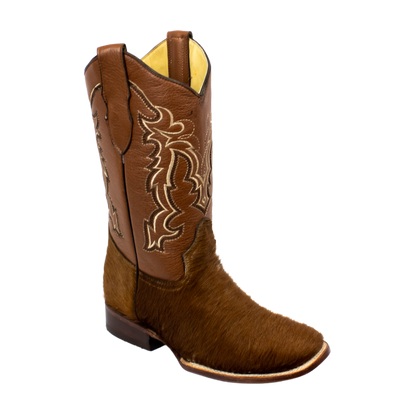 BOTA PELO DE VACA CAFÉ