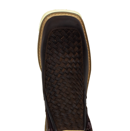 BOTIN TEJIDO CHOCOLATE