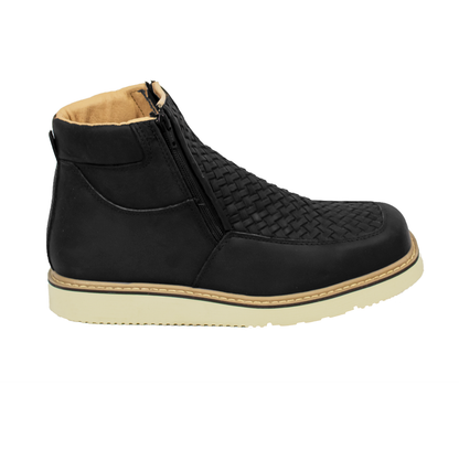 BOTIN TEJIDO NEGRO
