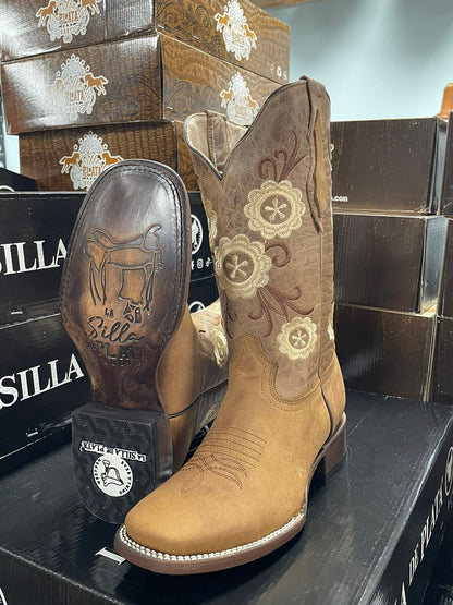 BOTA VAQUERA PETALOS