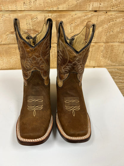 ESTILO VAQUERO JR PIEL CREYZY COLOR CHOCOLATE HORMA RODEO