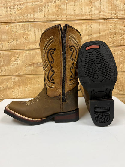 ESTILO VAQUERO JR PIEL CREYZY FORRO RES NATURAL COLOR MIEL HORMA RODEO