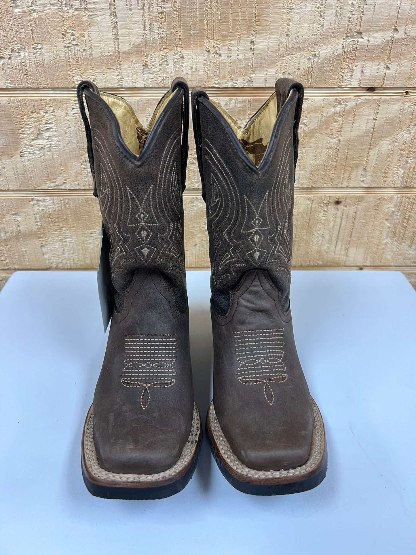 VAQUERITO PIEL CREYZY COLOR CHOCOLATE HORMA RODEO JR