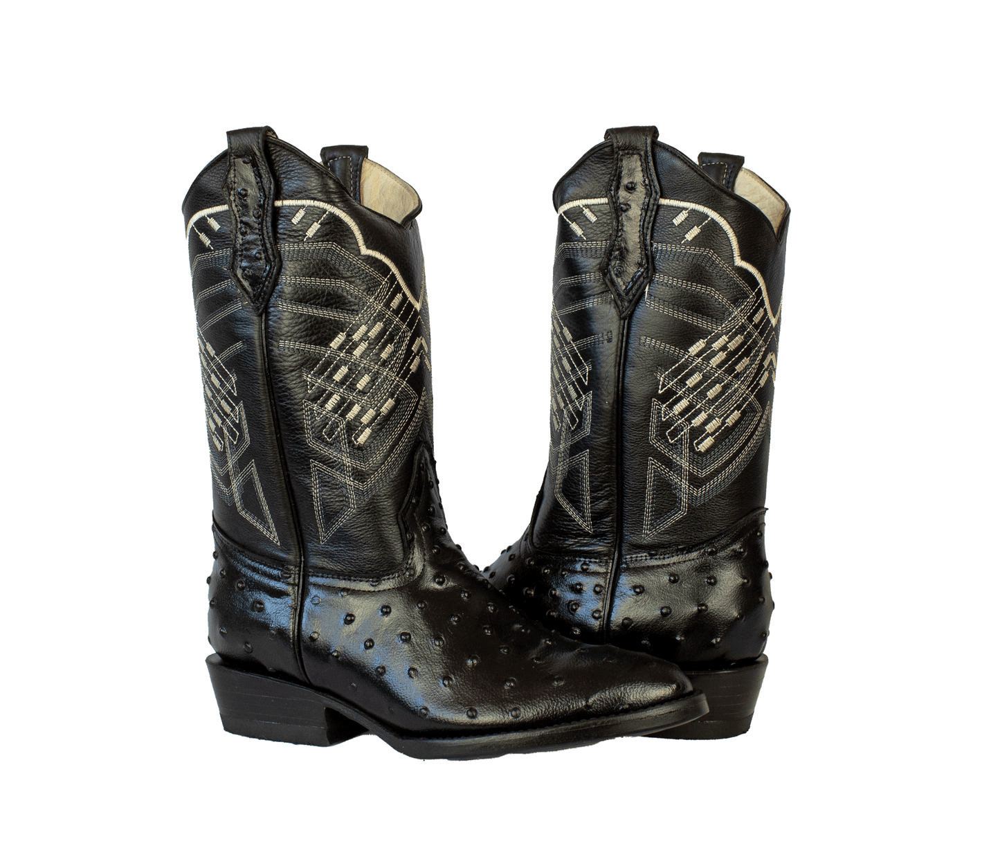 BOTA VAQUERA AVESTRUZ OVAL