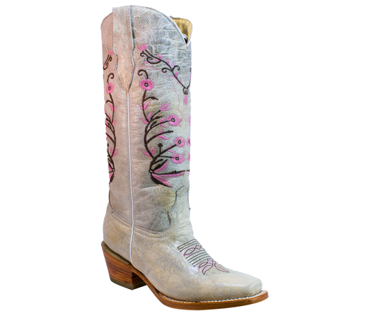 BOTA ESPIGA ROSA/CAFE